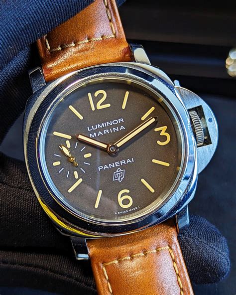 panerai tobacco watch.